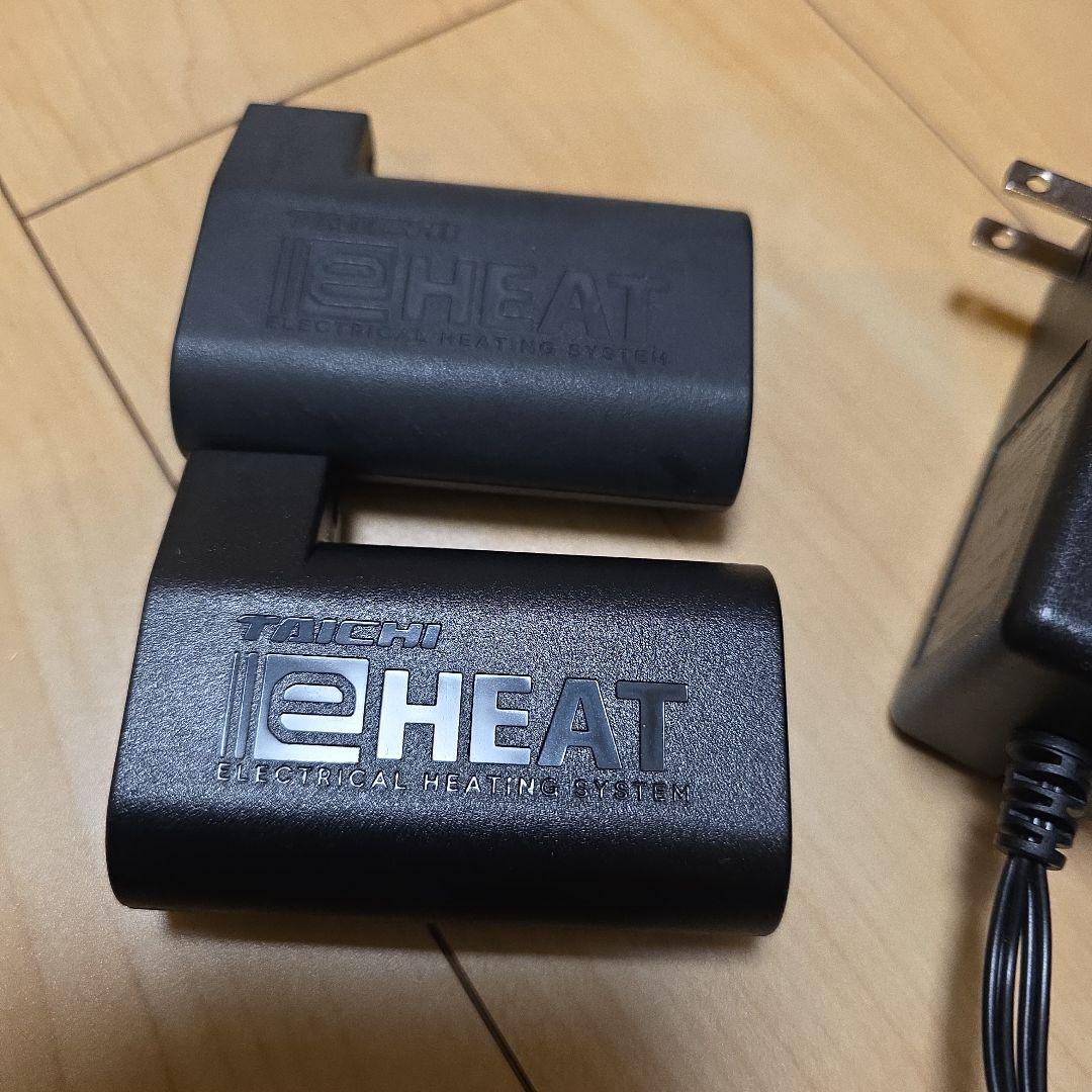 RS TAICHIタイチ eHEAT 充電式リチウムイオン電池 アダプター付き