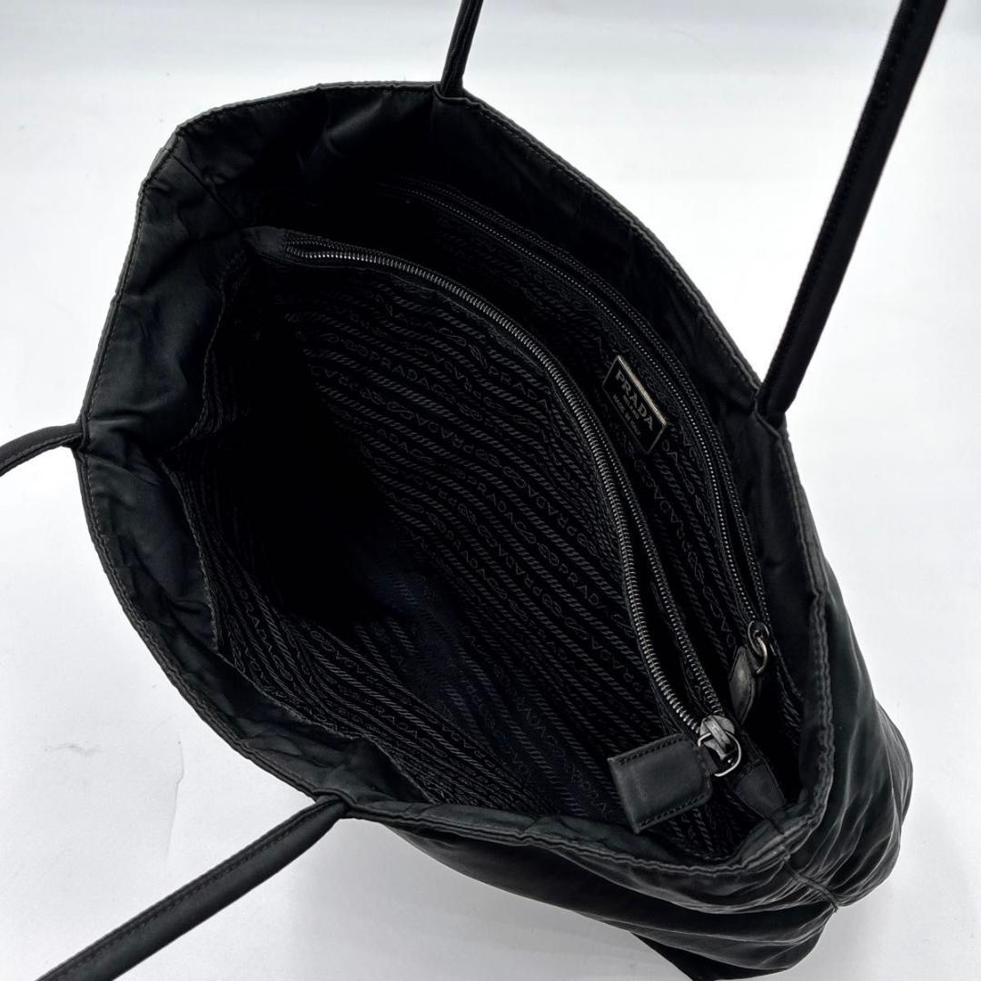 f.mich　プラダ トートバッグ 肩掛け 三角ロゴ ナイロン A4可