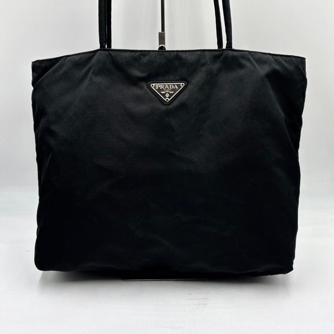 f.mich　プラダ トートバッグ 肩掛け 三角ロゴ ナイロン A4可