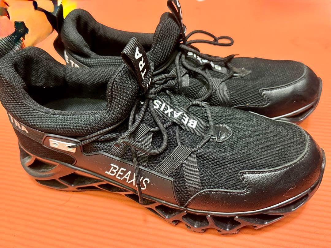 【値下げ】BEAXIS バランスコアスニーカー2.5 ブラック 4L