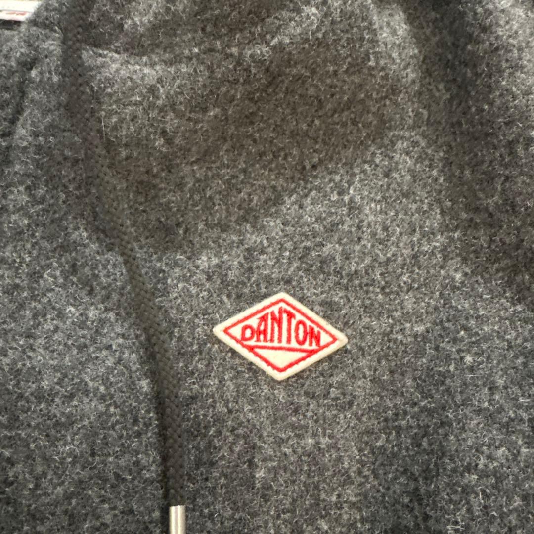 DANTON ウールパイル　ジャケット 38 グレー