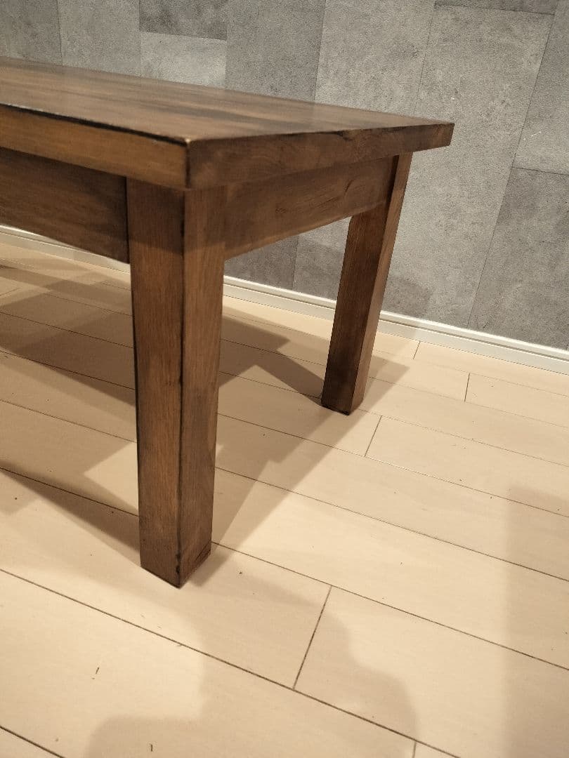 無印良品 無垢材ローテーブル ウォールナット センターテーブル 廃盤品　引き出し