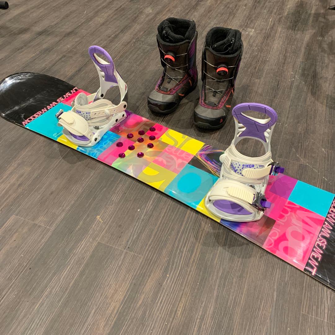 大阪引取でもok スノーボード　3点セット　K2　収納ケース付き