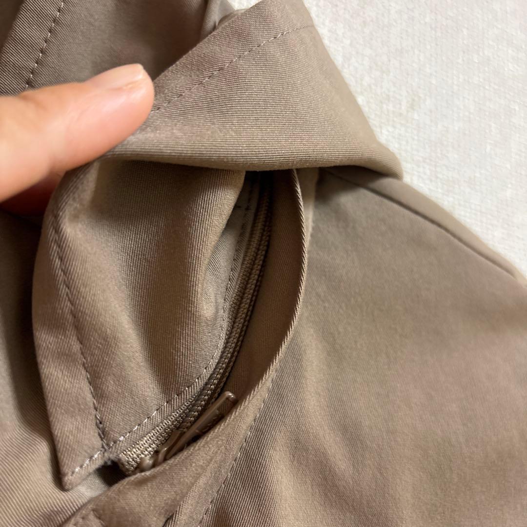 セオリーリュクス　美品ジャケット　ブルゾン　ブラウン　ベージュ　38号　シンプル