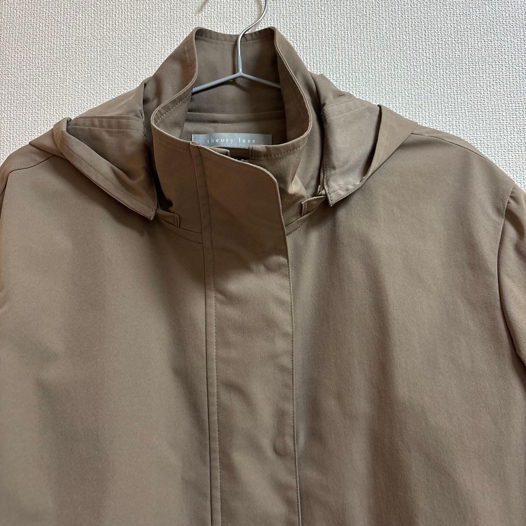 セオリーリュクス　美品ジャケット　ブルゾン　ブラウン　ベージュ　38号　シンプル