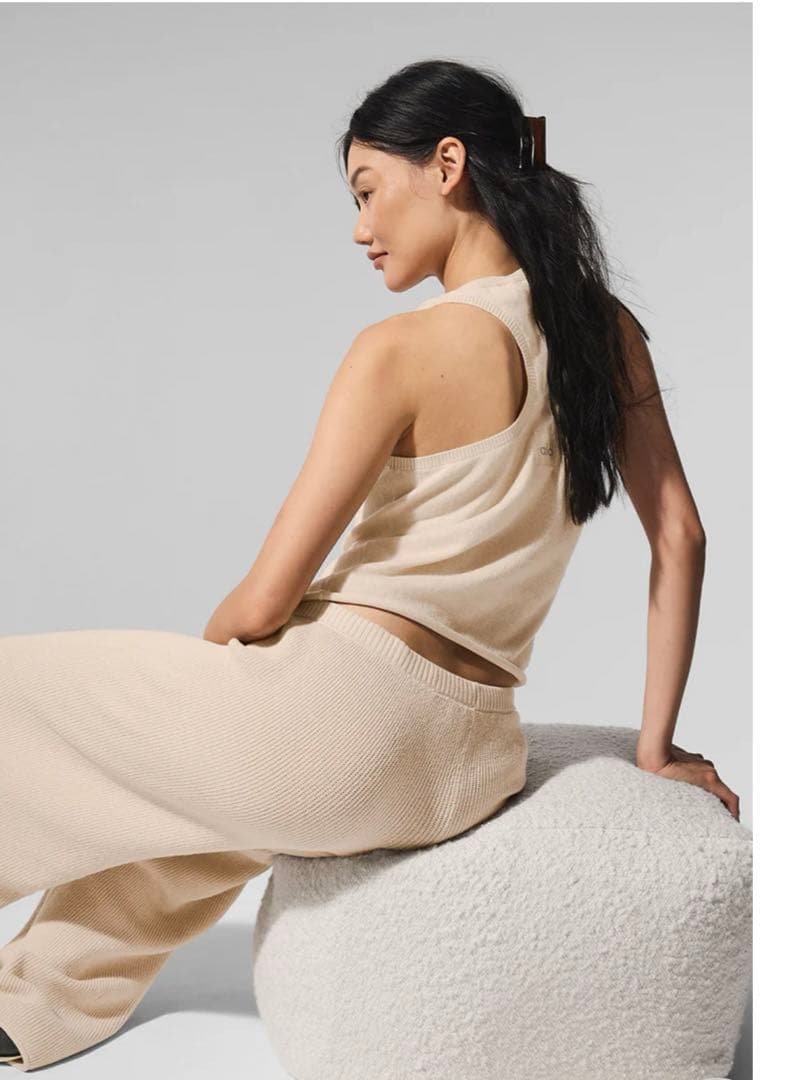 【新品】alo ヘアクリップ 2p ホワイト+ブラウン 計3個