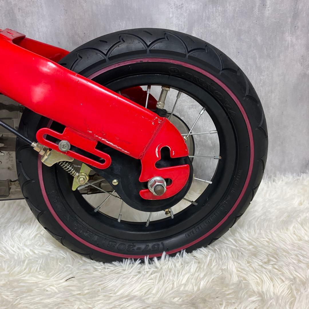 【美品】へんしんバイク 12インチ レッド　赤