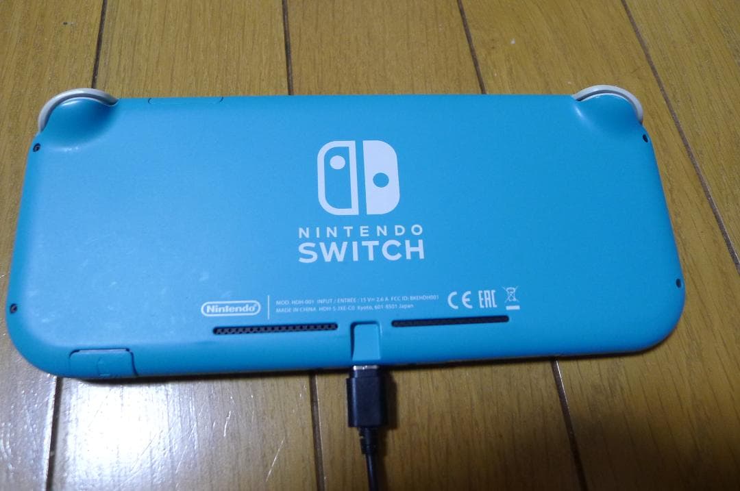 Nintendo Switch Lite 本体 青 純正充電器 ソフト１本付き