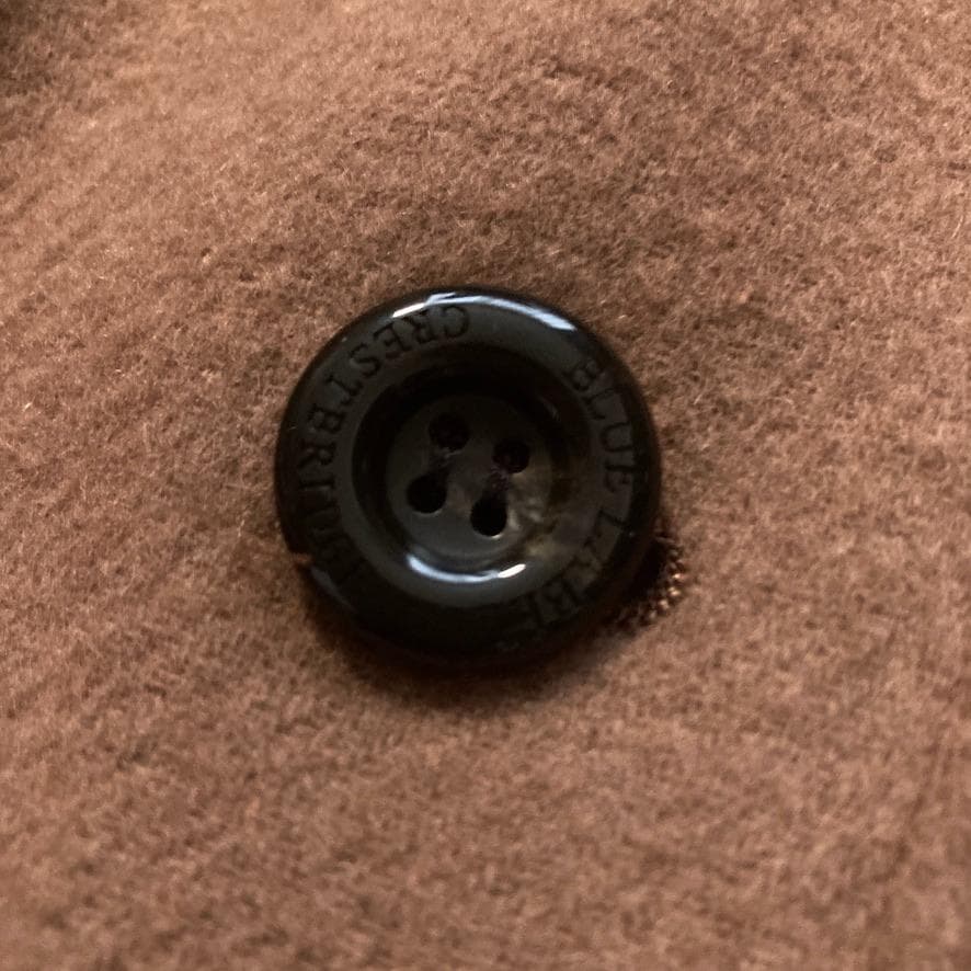 【ポポ】ブルーレーベルクレストブリッジ　ダブルフェイスロングコート