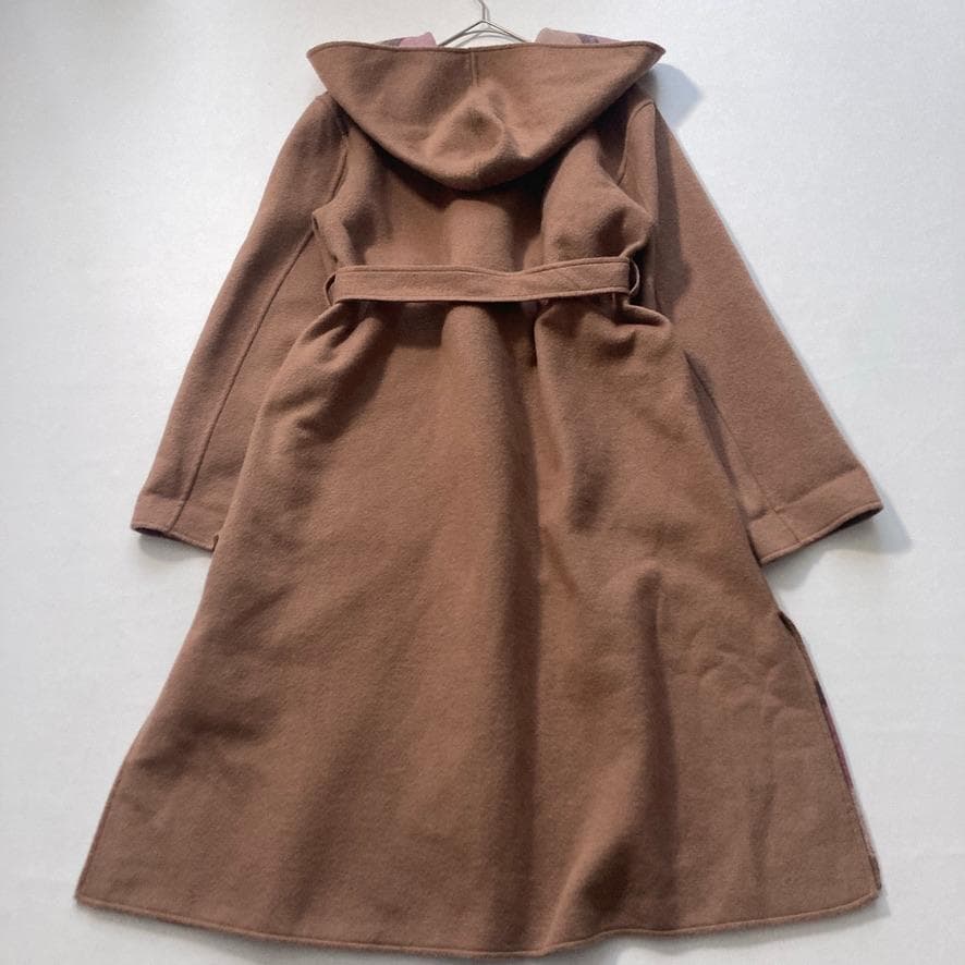 【ポポ】ブルーレーベルクレストブリッジ　ダブルフェイスロングコート