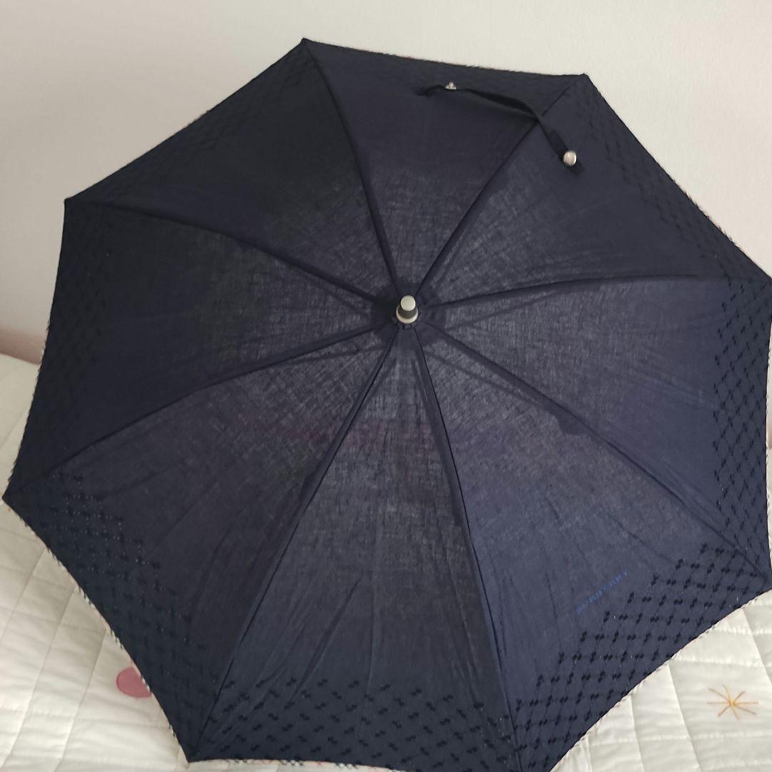 BURBERRYネイビー レース模様 日傘