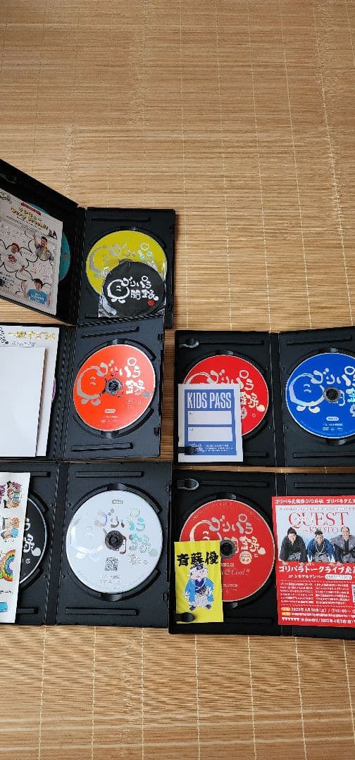 ゴリパラ見聞録DVD1〜9.5＋外伝 全13巻セット 新品未開封Tシャツセット