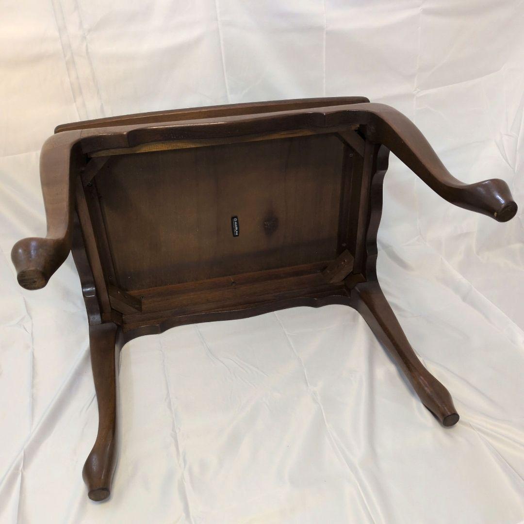 マルニ 木工 猫脚 猫足　サイドテーブル　アンティーク調