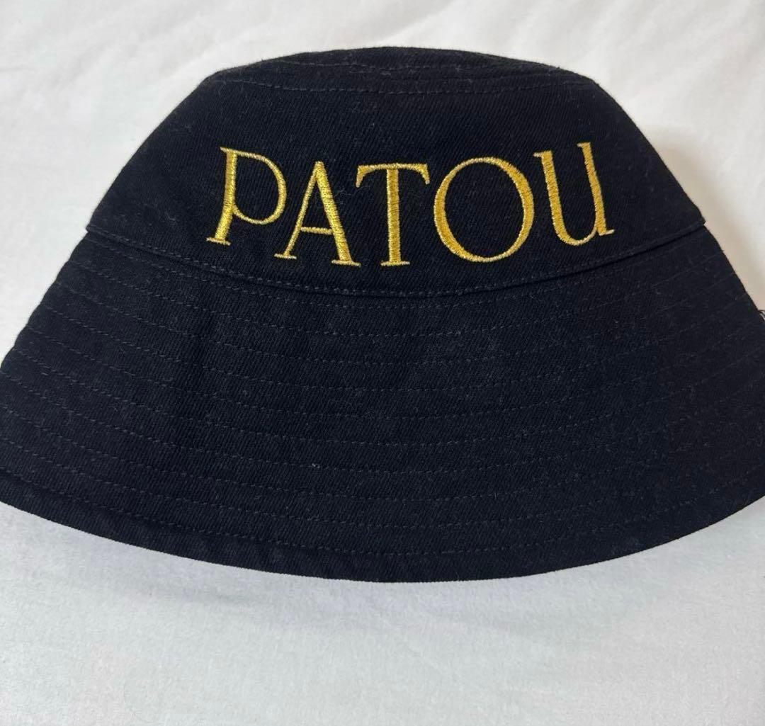 帽子オーガニックコットンデニム製 パトゥ バケットハット PATOU Patou