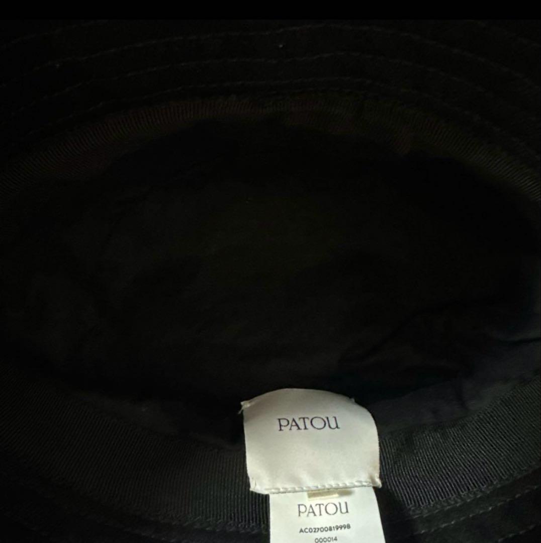 帽子オーガニックコットンデニム製 パトゥ バケットハット PATOU Patou