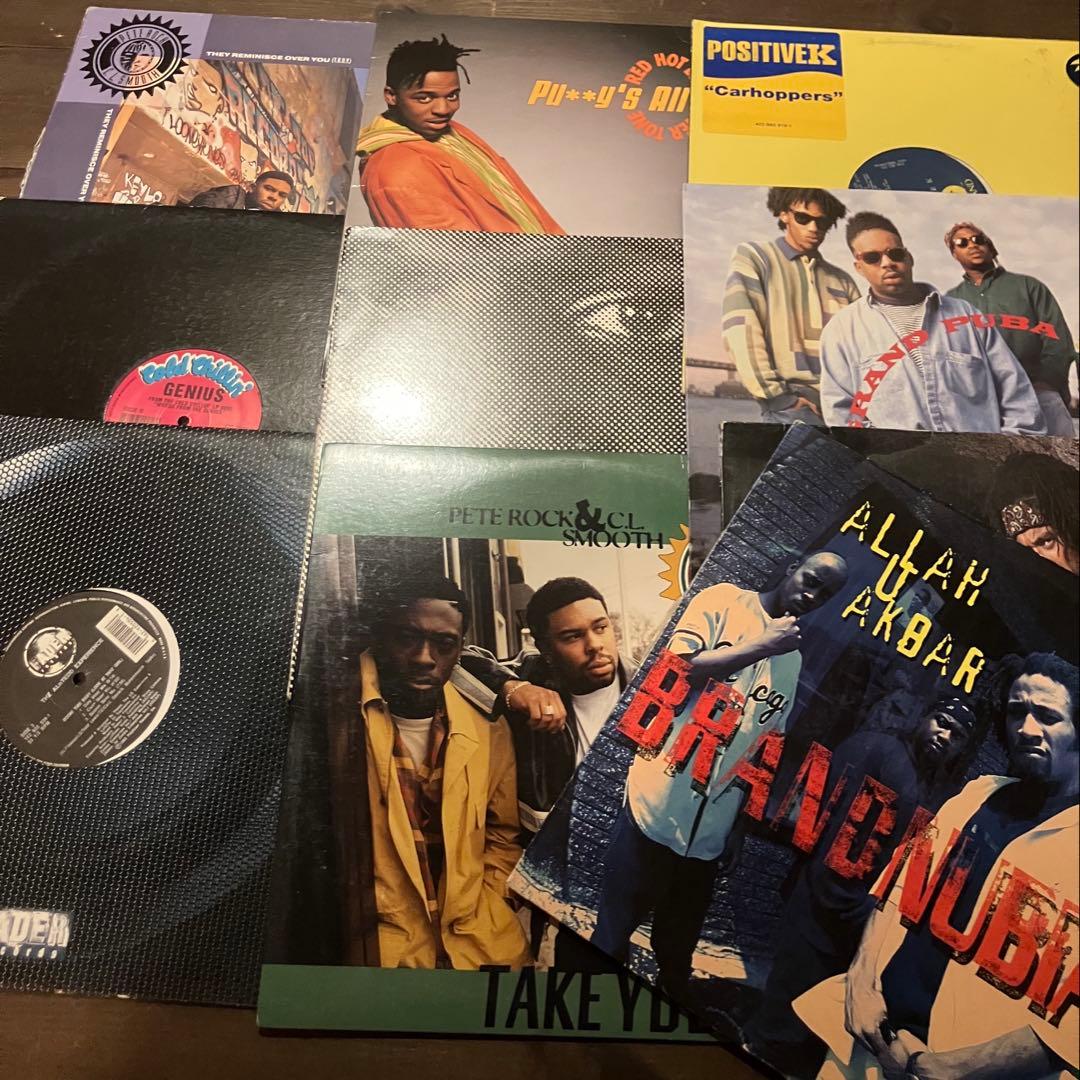 90s hiphopレコード２０枚まとめ売り