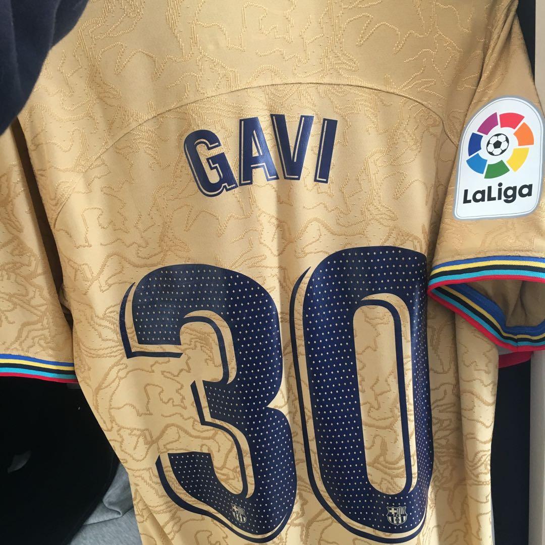 セール‼️バルセロナ3rd ガビ　オーセンティック　ユニフォーム