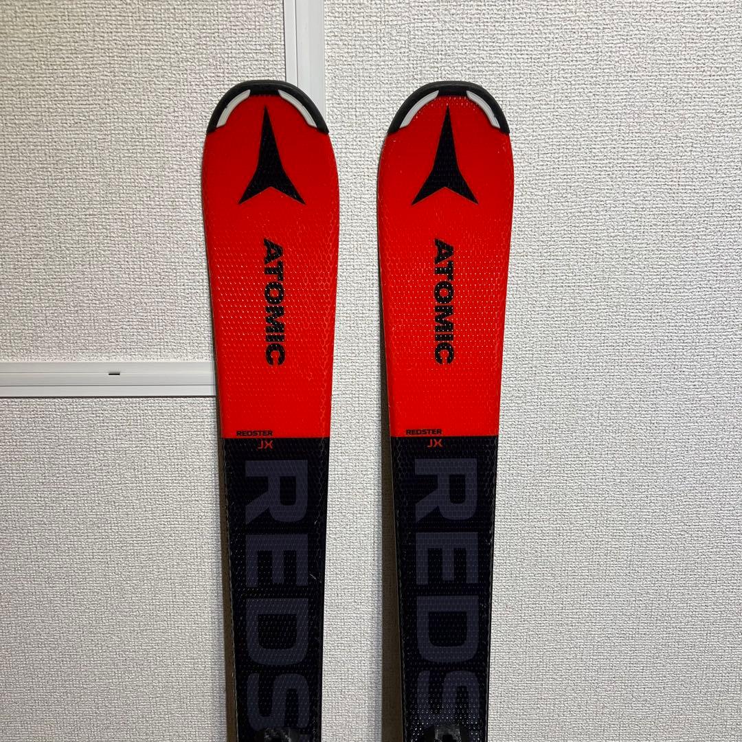 アトミック REDSTER JX 130cm キッズ スキー板 ストック 美品