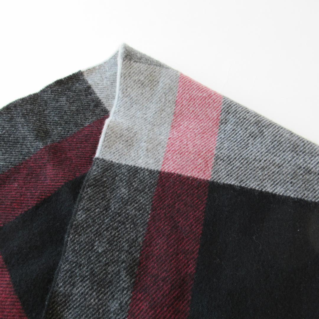 ブラックレーベルクレストブリッジ 新品 カシミヤ混マフラー 51717-374