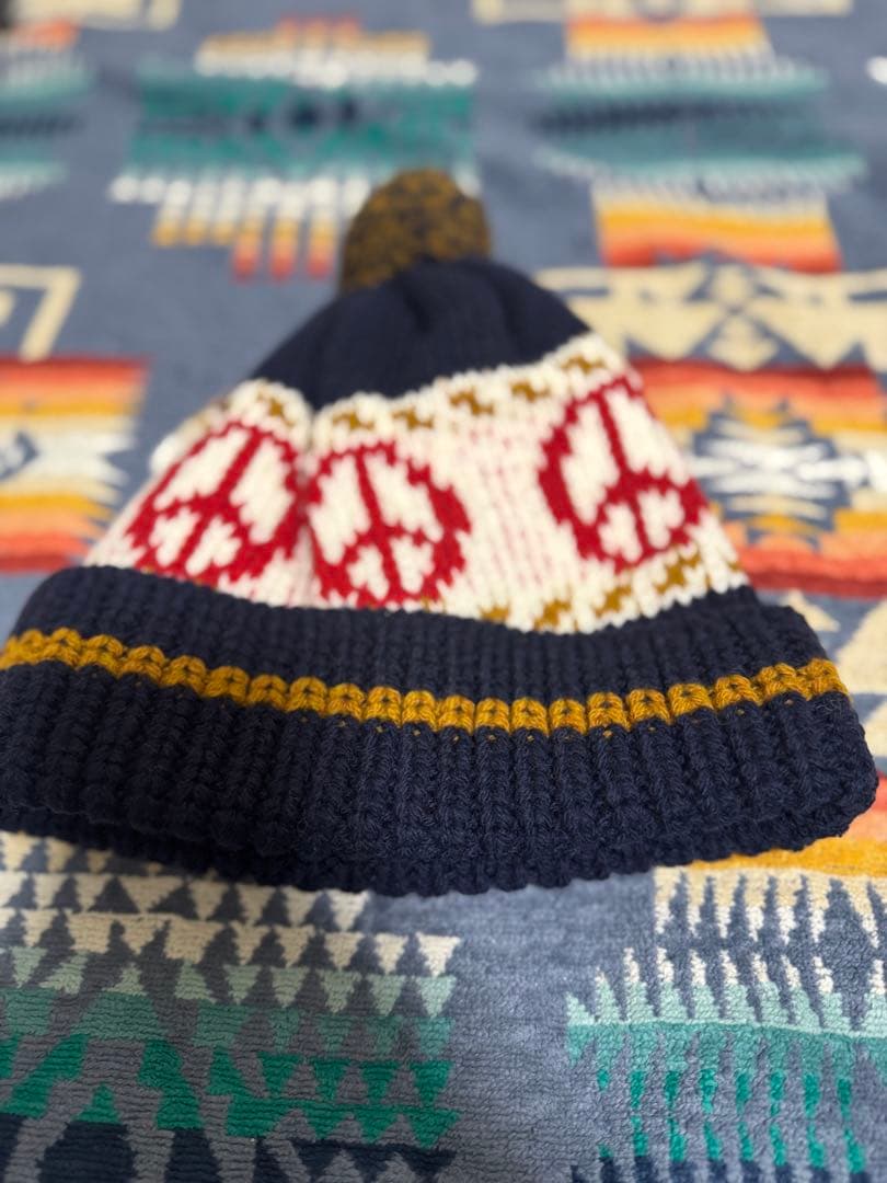 帽子 Pacs peace Pom Beanie