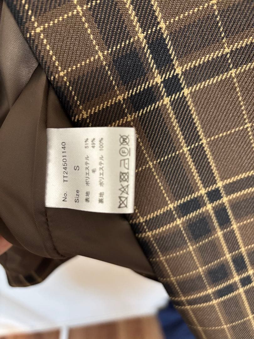 THE TOE Buckingham Jacket ブラウンS