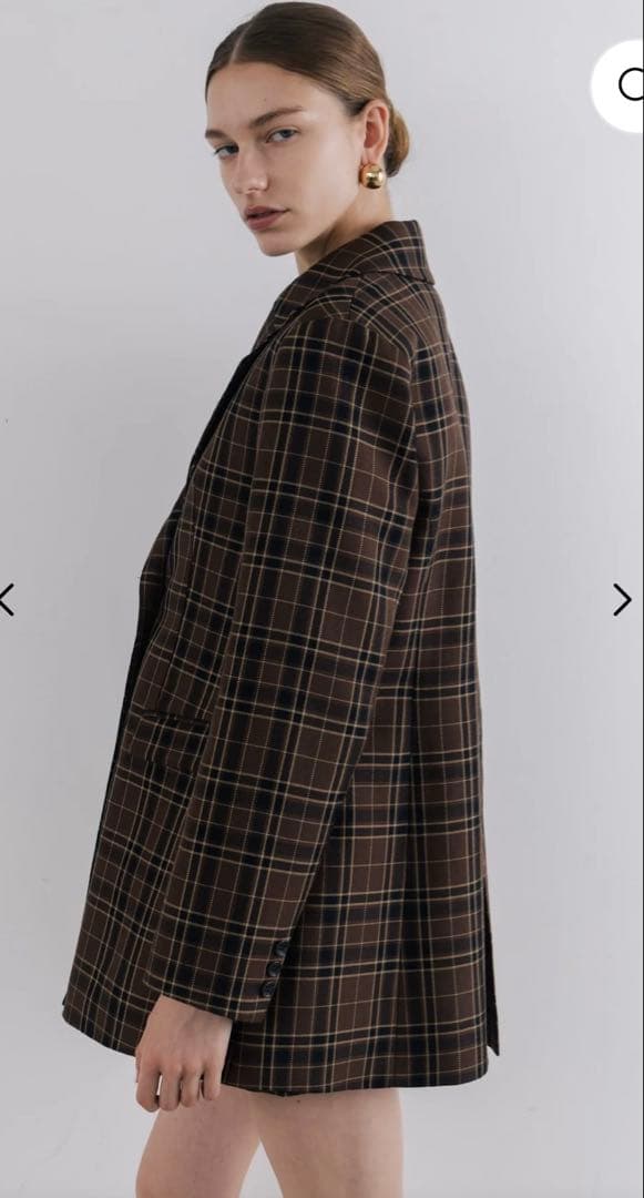 THE TOE Buckingham Jacket ブラウンS