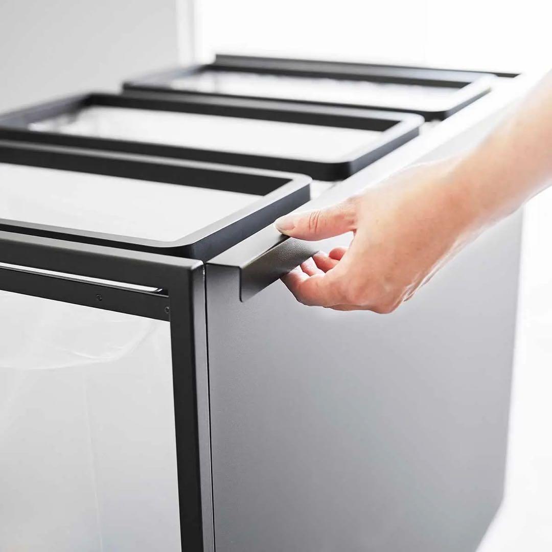 山崎実業 tower 3分別 ゴミ箱(45L)