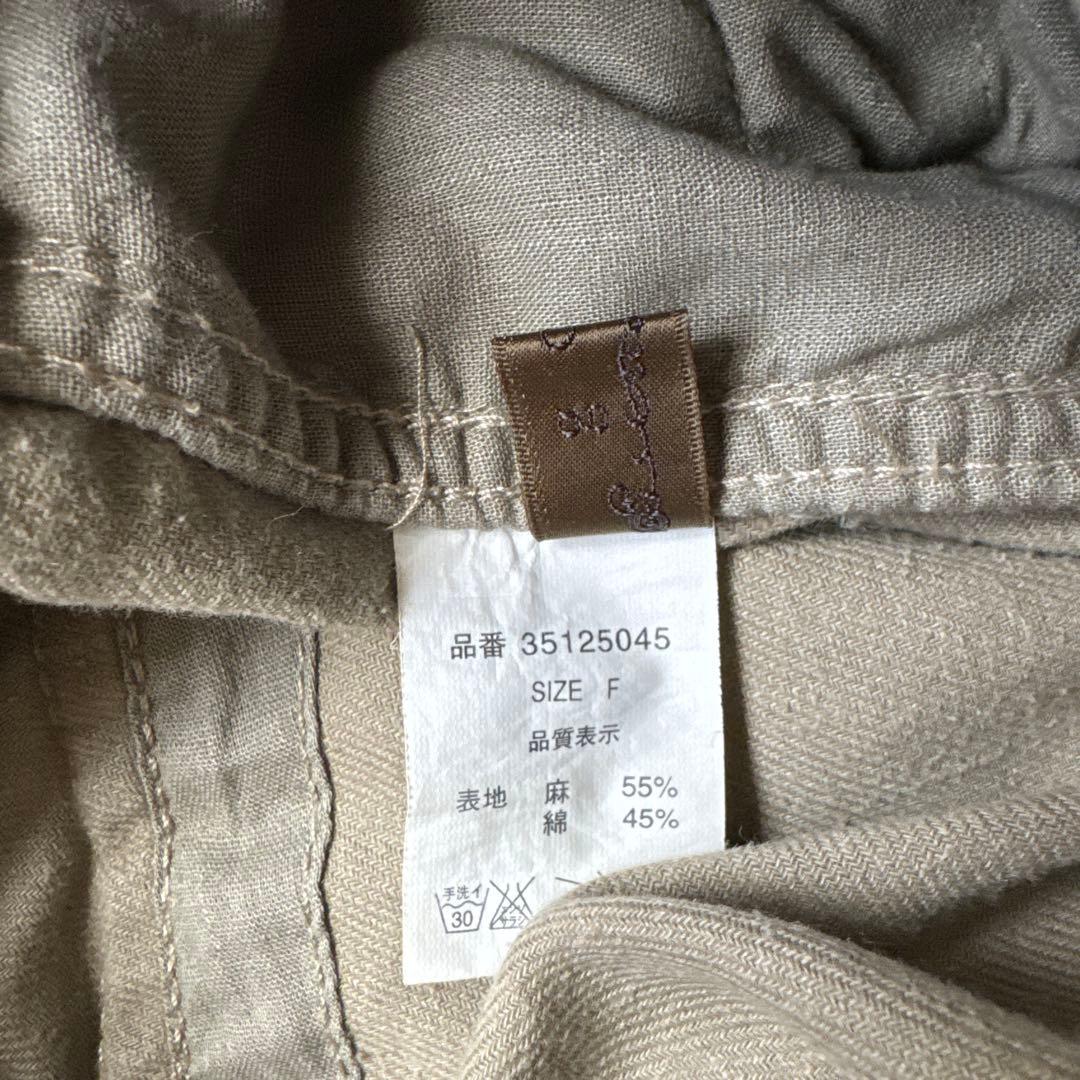 goa ゴア ワークパンツ カーゴパンツ スカーフ付き ベージュ系