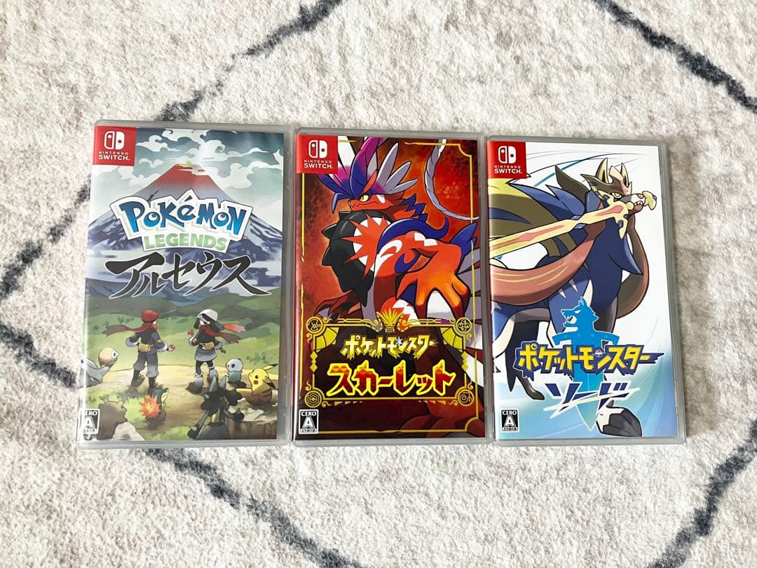セールSALENintendoSwitchポケモンpokemonソフト3点セット