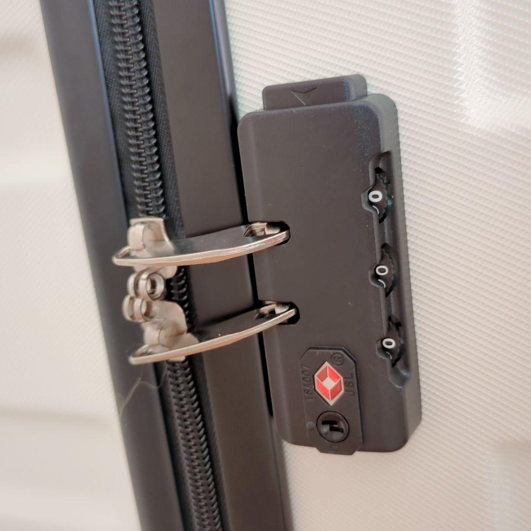 スーツケース キャリーケース キャリーバッグ 超軽量 大型 静音 Lサイズ 白