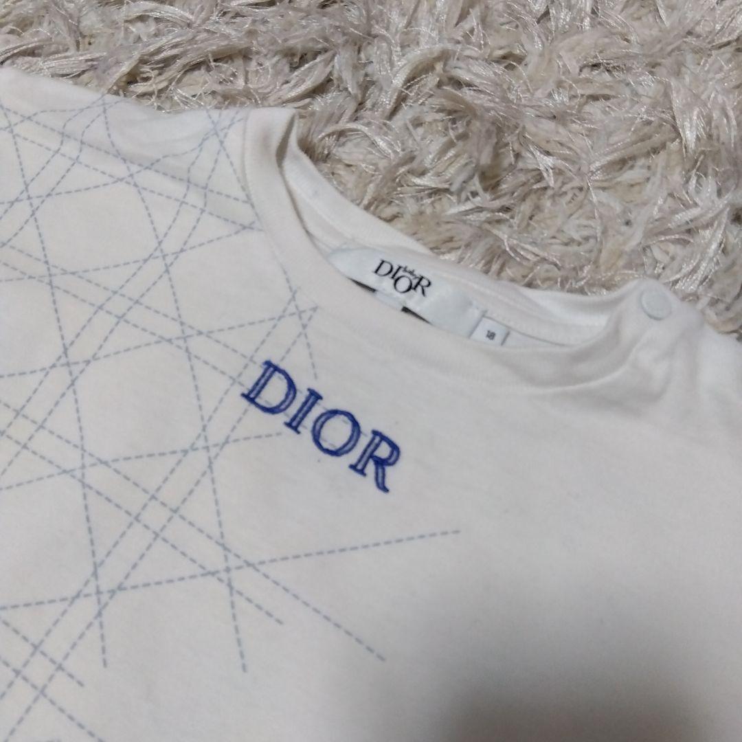 353●baby DIOR　ディオール　長袖Tシャツ　18M