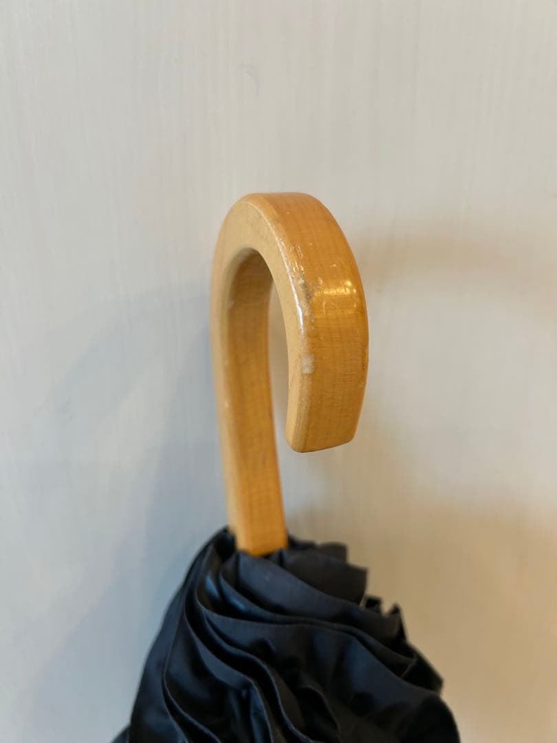 サンバリア100 フリル　日傘　ブラック