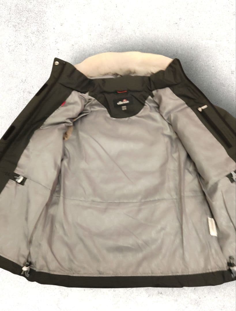 e55 エレッセ ellesseダウンJKTレディース スキーウェア 上下セット