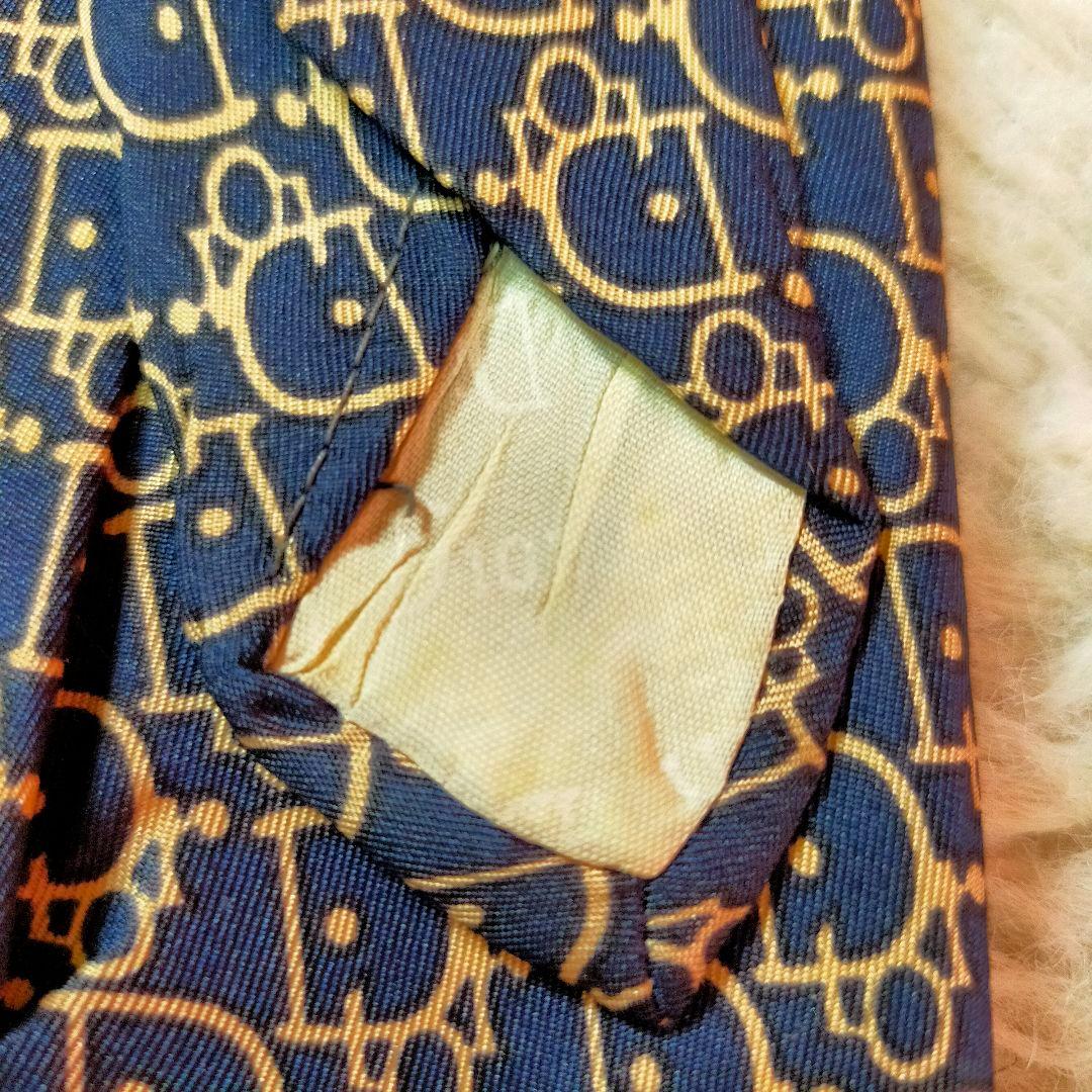 Christian Dior ネクタイ ロゴプリント シルク