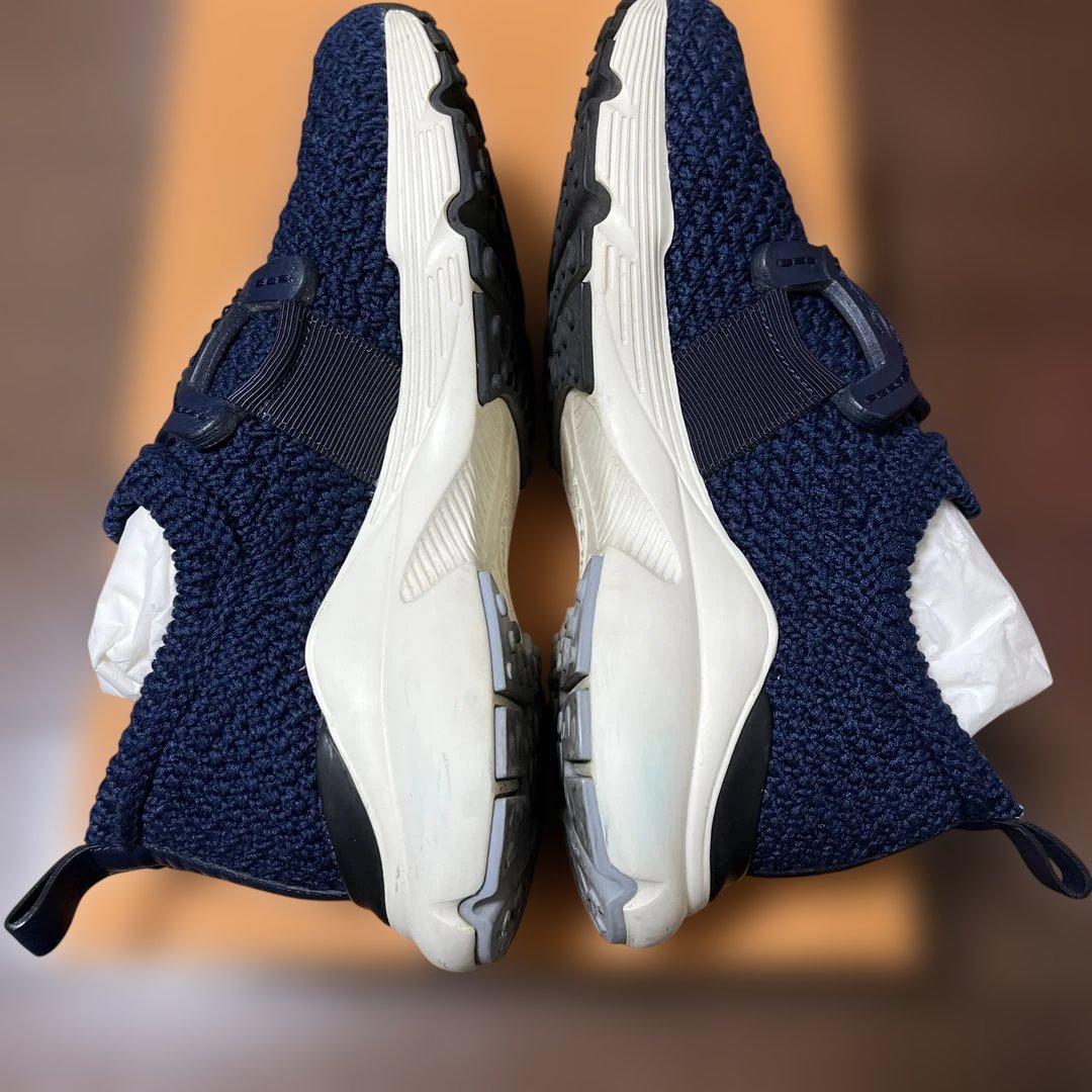 トッズ　ネイビー ニット スリッポン スニーカー