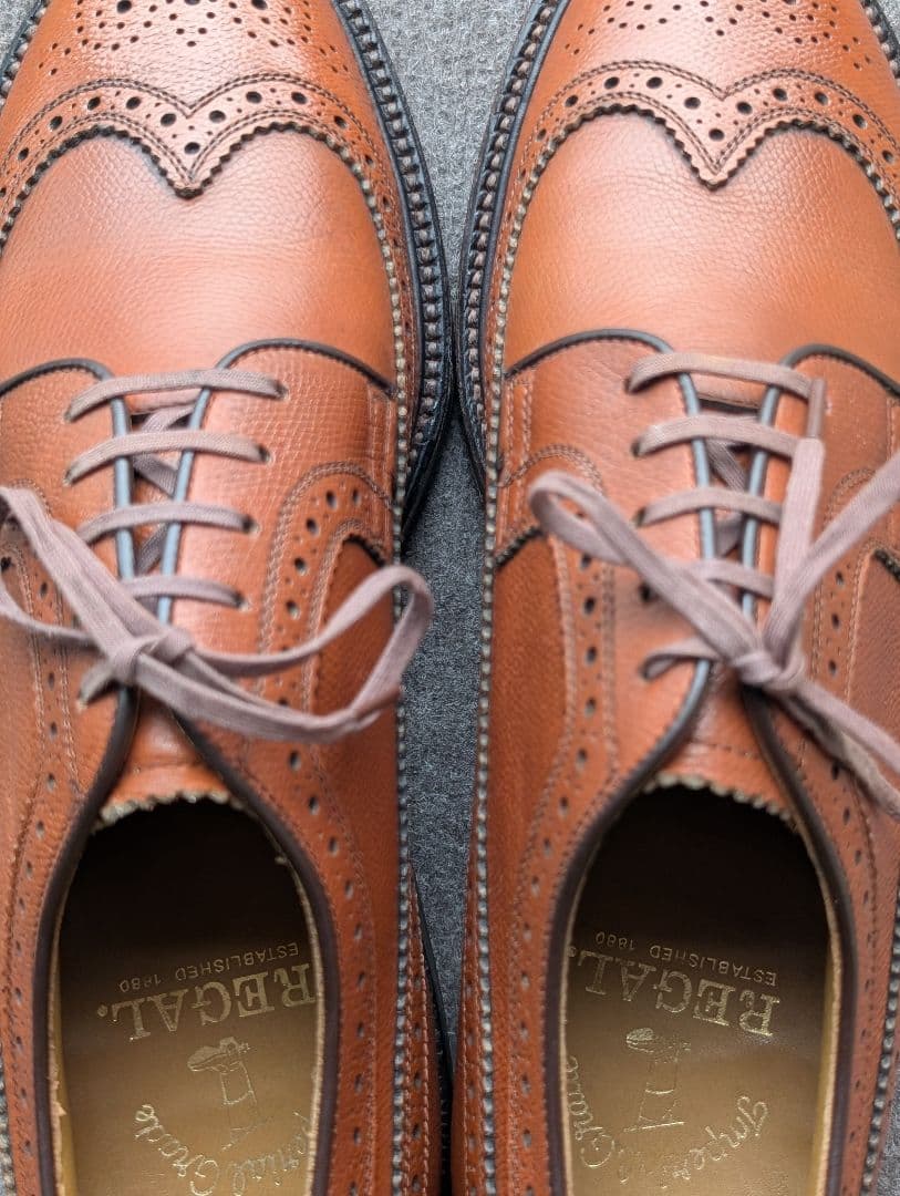 REGAL 2235 インペリアル ウイングチップ 24.5EE