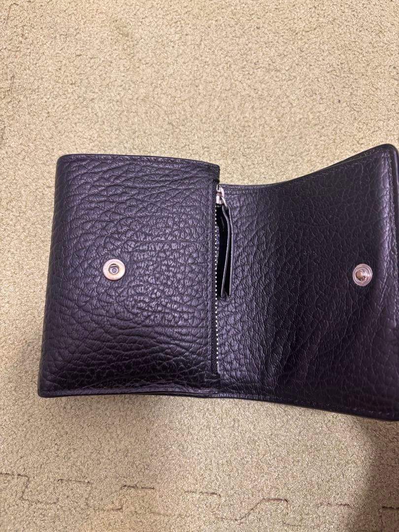 MAISON MARGIELA メゾンマルジェラ三つ折り財布　黒