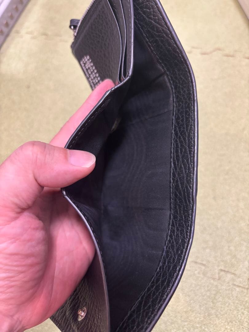 MAISON MARGIELA メゾンマルジェラ三つ折り財布　黒