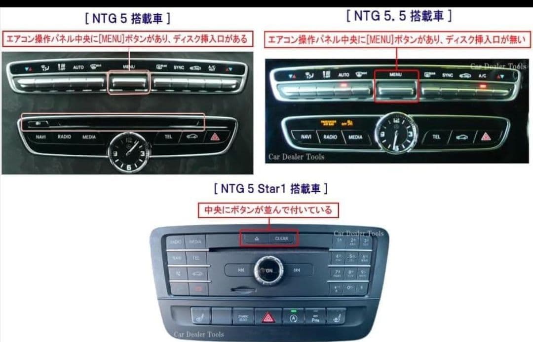 メルセデスベンツ　テレビ・ナビキャンセラー　WT-MB5
