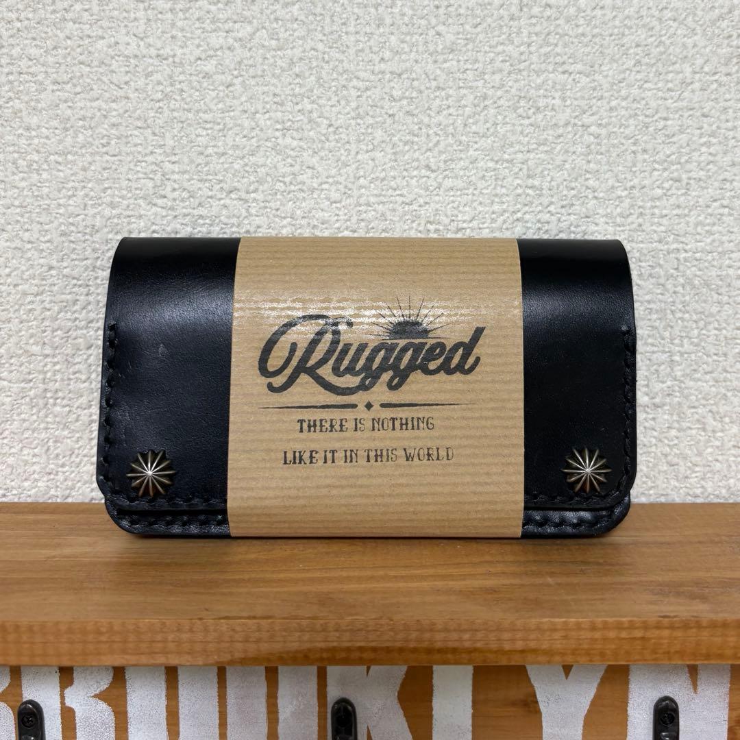 【即納】ミドルトラッカーウォレット　北米産ステアハイド　アポロコンチョ