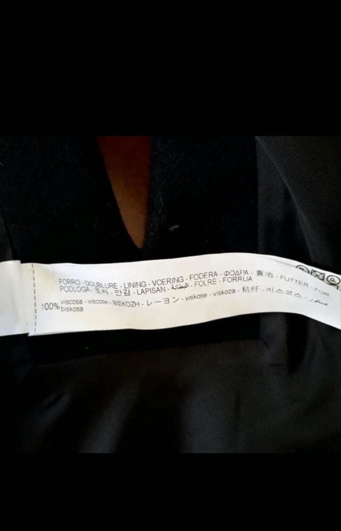 ZARA ブラック ケープコート