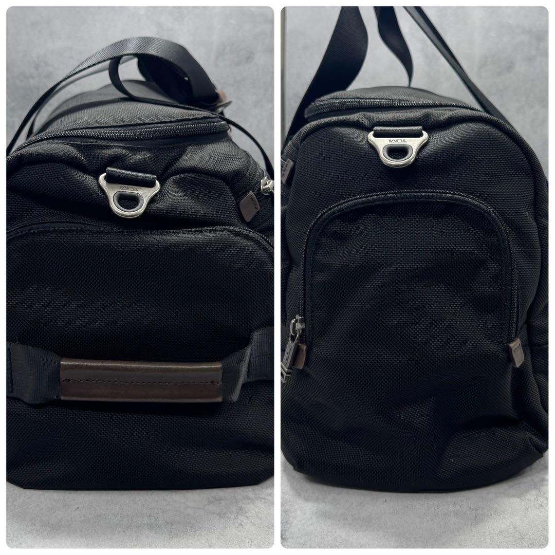 極美品 TUMI メンズ ボストンバッグ 2way 肩掛け 斜め掛け ビジネス