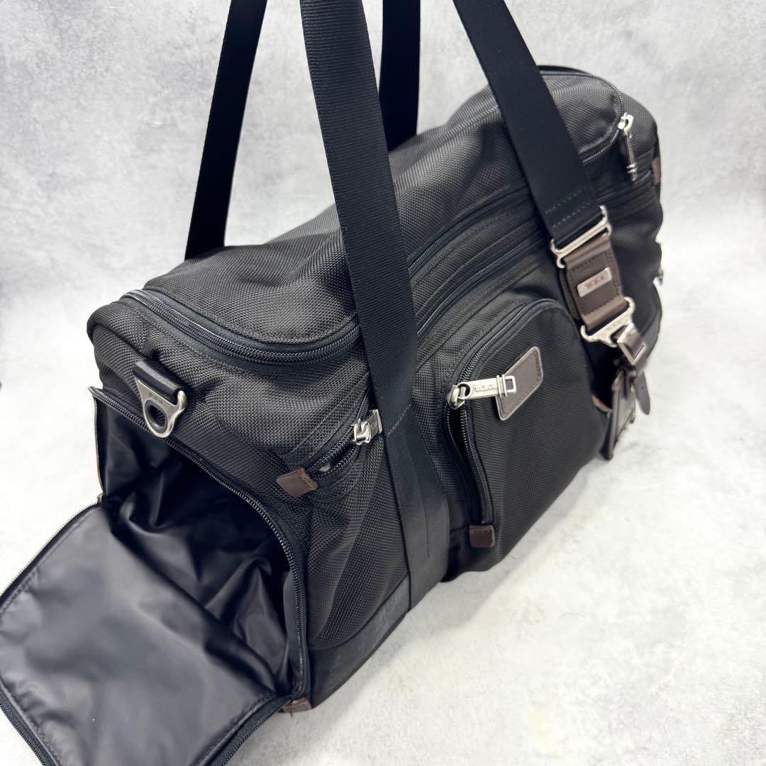 極美品 TUMI メンズ ボストンバッグ 2way 肩掛け 斜め掛け ビジネス