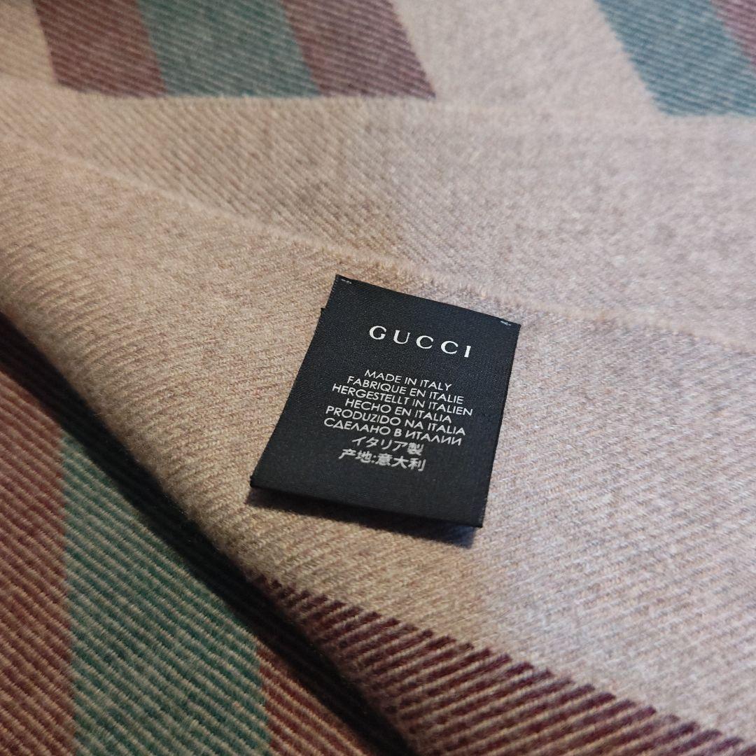 ❤極美品箱付き❤GUCCI マフラー ストール スカーフ❤ベージュ❤