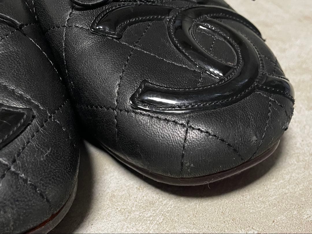 CHANEL カンボンライン　バレエシューズ　バレリーナ　39(25cm)