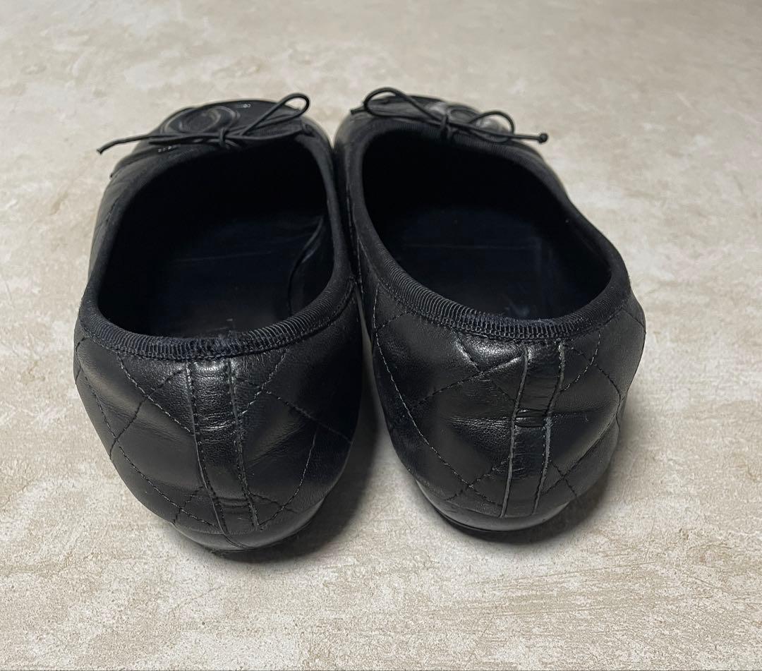 CHANEL カンボンライン　バレエシューズ　バレリーナ　39(25cm)