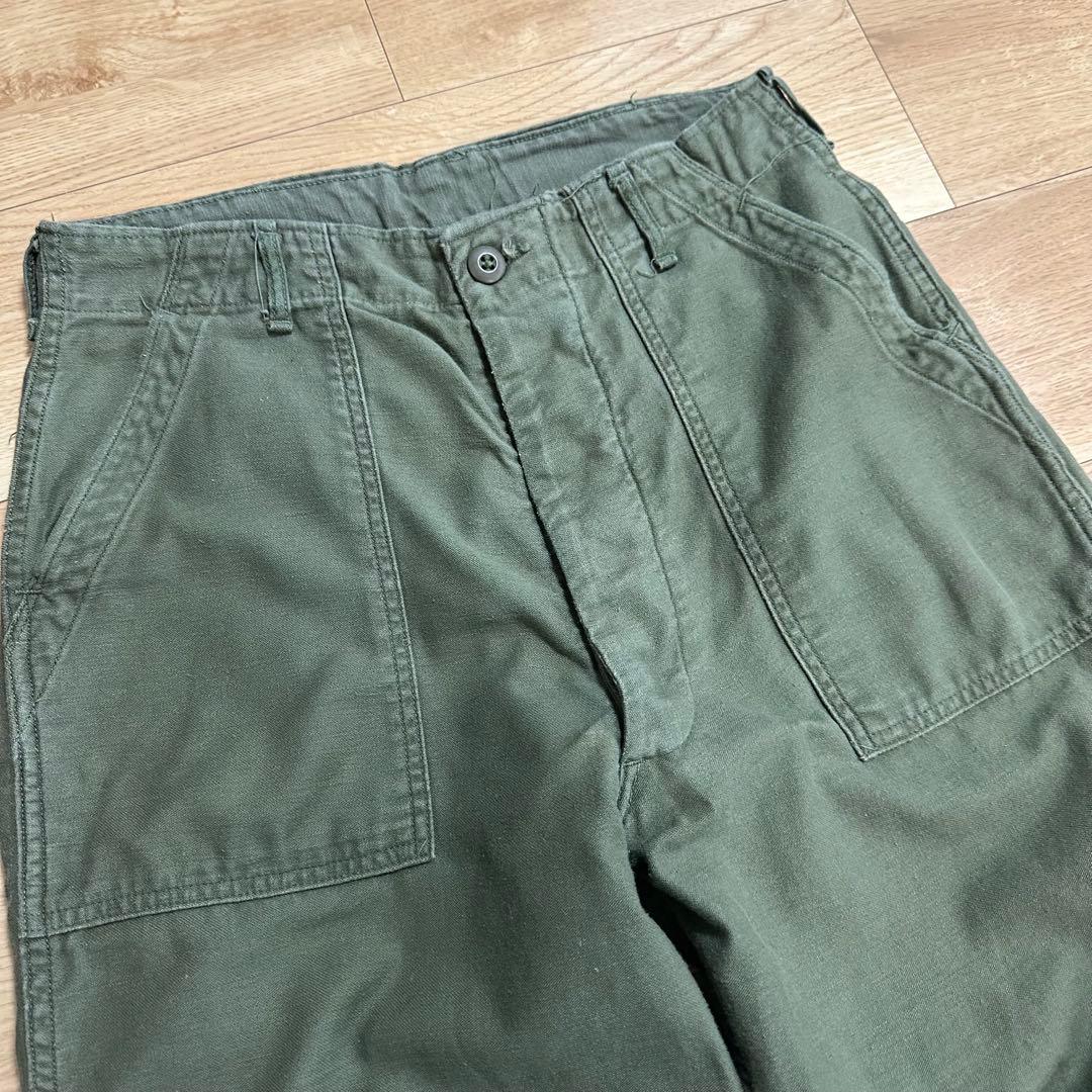 70s 米軍 実物 ベイカーパンツ オリーブグリーン US ARMY