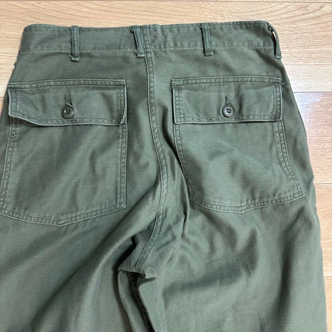 70s 米軍 実物 ベイカーパンツ オリーブグリーン US ARMY