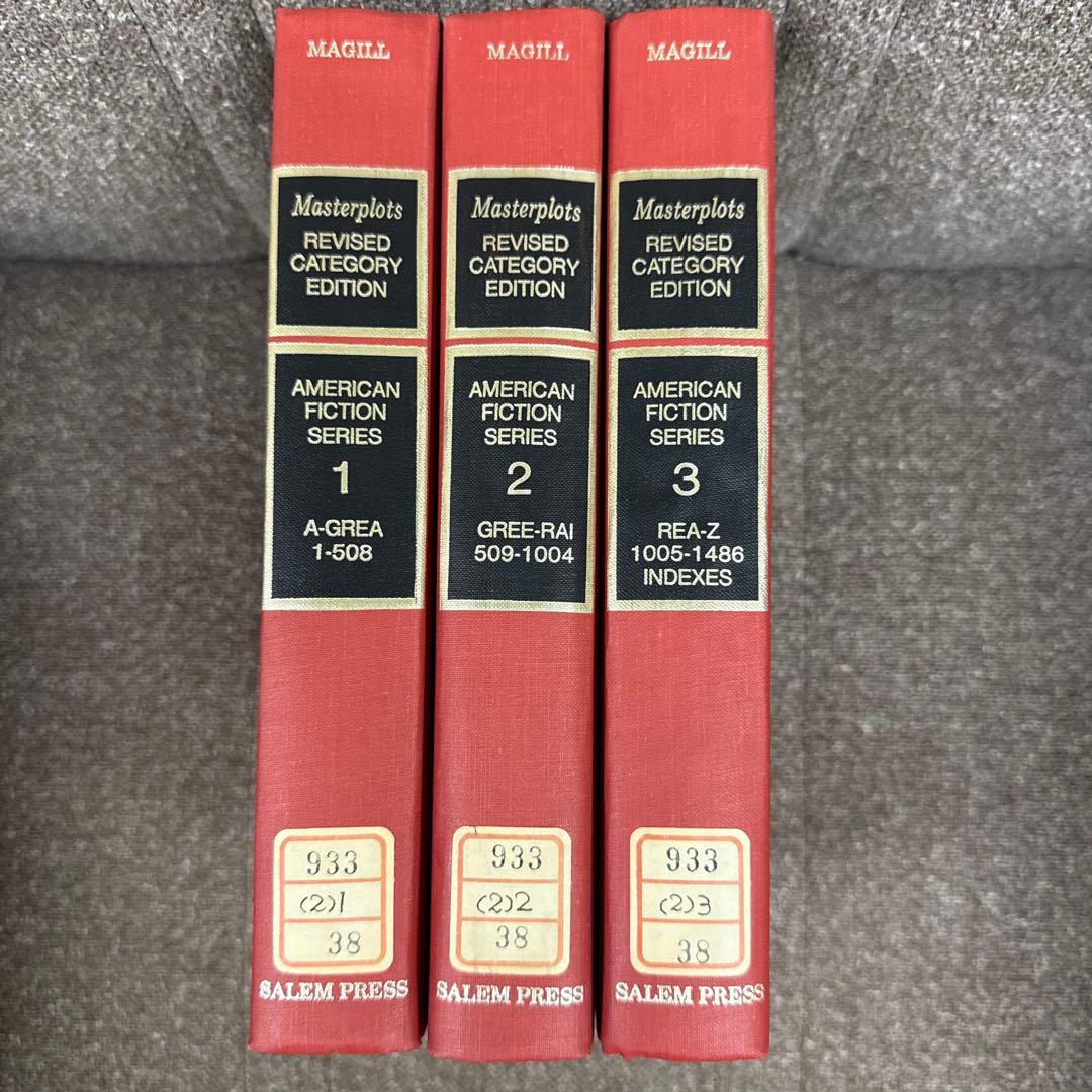 Masterplots Revised Category Edition 3巻