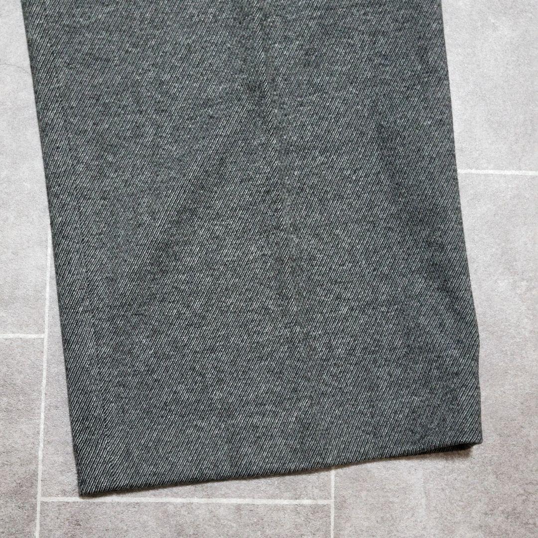 未使用 WYM DOUBLE-FACED DEEP TUCK BAGGY パンツ